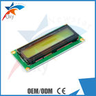 regulador 1602 del módulo HD44780 del LCD de la exhibición de carácter 16X2 con el contraluz del verde amarillo