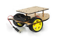 chasis del coche del robot de la Doble-capa con el motor de DC de la desaceleración dos