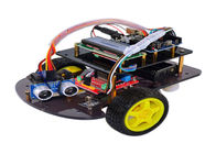 Material elegante del PWB del chasis de la evitación del coche del robot de Arduino del obstáculo ultrasónico