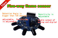 Flamee el sensor, módulo del sensor de la llama de cinco maneras para Arduino para el coche/la robótica de RC