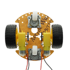Rueda universal del robot del UNO R3 2WD del coche del chasis del ABS elegante del equipo para la educación del TRONCO