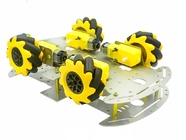 Chasis del coche del robot de la aleación de aluminio RC con la rueda de Mecanum