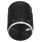 Botón de aluminio sólido del potenciómetro del negro de Okystar 15*16mmh