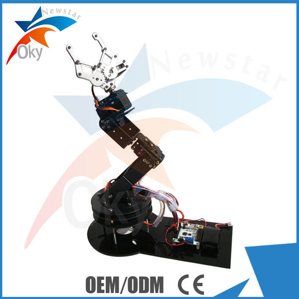 El equipo funcional multi de Diy Roboy, alea 6 equipos del soporte del soporte del eslabón giratorio de la garra de la abrazadera del brazo del robot del DOF