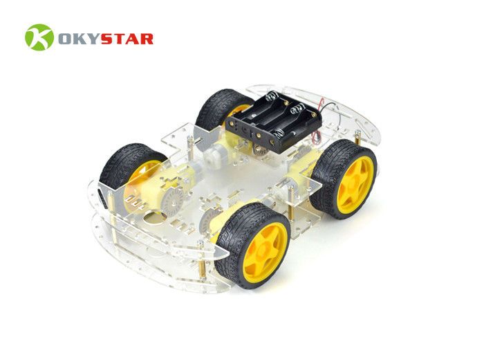 equipo elegante del chasis del robot del coche de Arduino de la ciencia de 4WD DIY/del coche del robot para los juegos de la escuela secundaria