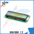 regulador 1602 del módulo HD44780 del LCD de la exhibición de carácter 16X2 con el contraluz del verde amarillo