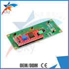 Módulo del adaptador de la interfaz en serie del LCD 1602 I2C con la luz azul y el módulo rojo del tablero