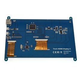 7 pantallas táctiles capacitivas de HDMI de la pulgada 1024 x 600 W/HDMI con la exhibición del LCD del cable