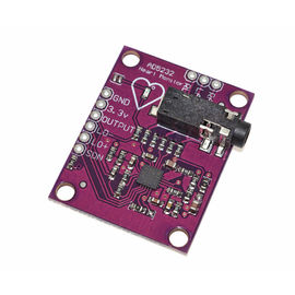 Tablero fisiológico del sensor del monitor del pulso ECG del corazón del módulo de la medida AD8232