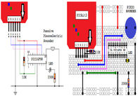 Programador rojo Pickit 3 del microchip para condición del tablero de regulador de Arduino la nueva