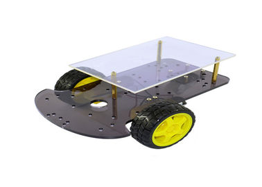 Línea de 2 capas que remonta el robot del coche de Arduino, dos equipos elegantes del coche de la impulsión de la rueda