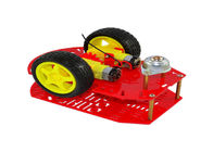 Robot del coche de Arduino de la impulsión de dos ruedas multi - agujero con color rojo/del amarillo