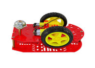 Robot del coche de Arduino de la impulsión de dos ruedas multi - agujero con color rojo/del amarillo