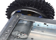 línea a campo través elegante de cuatro ruedas de la aleación de aluminio del negro del robot del coche de 4WD Arduino
