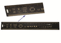 Herramienta de medición que suelda de la regla del PWB los 20CM para el color del negro del soporte de la superficie del componente electrónico