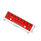Línea sensor fotoeléctrico de 8 canales del IR del módulo del sensor de Arduino de la detección