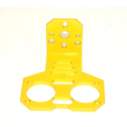 Tenedor fijo del soporte HC-SR04 para de la distancia del sensor del amarillo de grueso del color 2,8 - 3,1 el milímetro