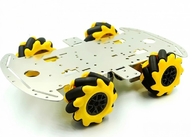 Chasis del coche del robot de la aleación de aluminio RC con la rueda de Mecanum