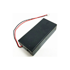 XH2.54 caja del tenedor de batería 18650 del conector dos con la cubierta