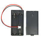 XH2.54 caja del tenedor de batería 18650 del conector dos con la cubierta