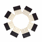 2.54m m chapado en oro de 6 8 10 escudos de Pin Header Connector For Arduino