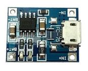 Tablero micro del cargador USB para la batería de litio de Arduino 1A/el Li-ion LED