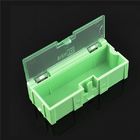Caja de almacenamiento durable del verde SMD, caja plástica de los componentes electrónicos