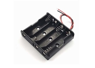 caja de almacenamiento plana del PVC del tenedor de batería 4AA de los 5.7x6.2x1.5cm con la ventaja de alambre