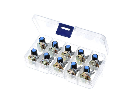 potenciómetro Kit Rotary B1K 2K 5K 10K 20K 50K 100K 500K de la forma cónica del 1M 15m m