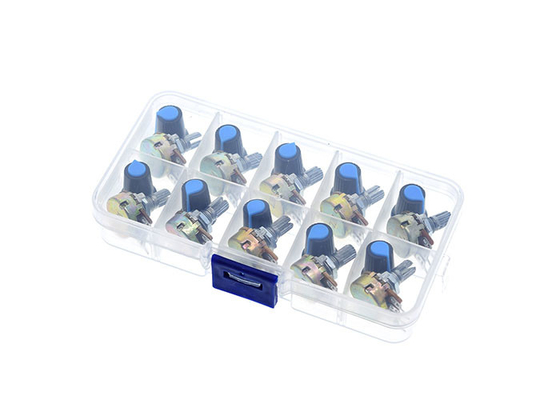 potenciómetro Kit Rotary B1K 2K 5K 10K 20K 50K 100K 500K de la forma cónica del 1M 15m m