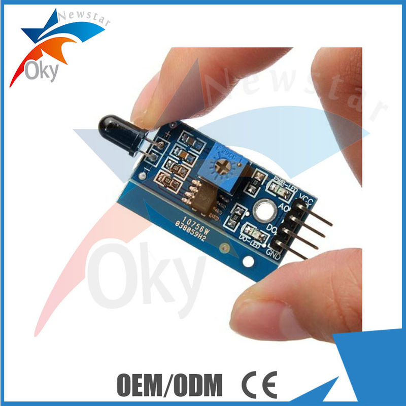 Tablero infrarrojo del módulo del sensor de la detección de la llama del IR para Arduino, 32mm*14mm*8m m