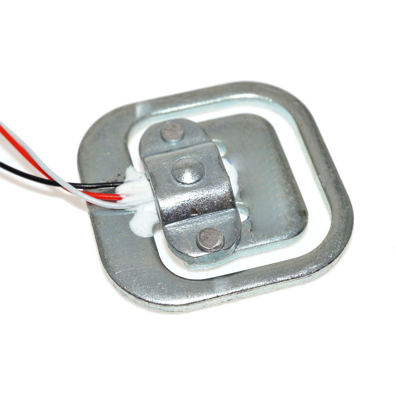Metal el sensor de la célula de carga del cuerpo de la talla 50KG de 34mmX34m m que pesa el semipuente de la tensión de la resistencia del sensor