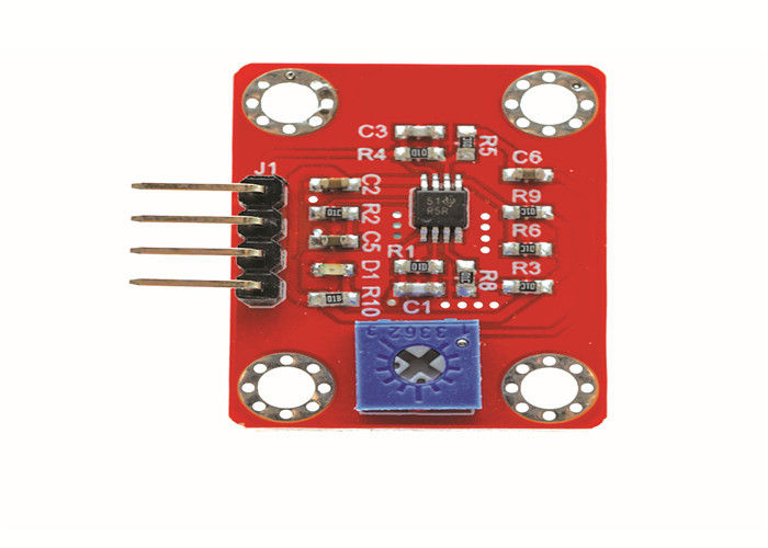 Módulo del amplificador audio del regulador de voltaje color rojo del aumento de 100 veces