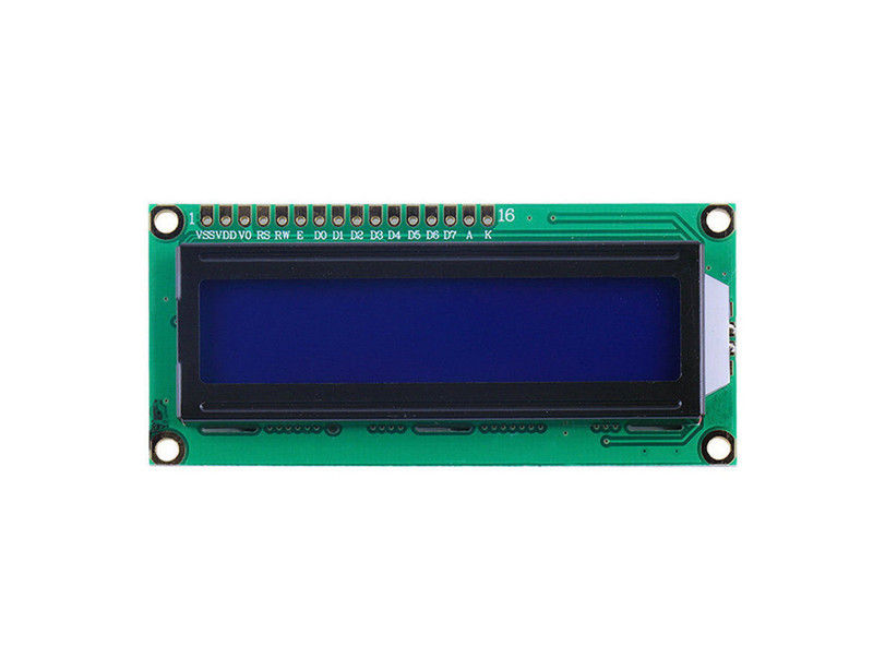 El LCD exhibe la retroiluminación azul HD44780 del módulo LCM 16x2 del sensor de Arduino 2 años de garantía