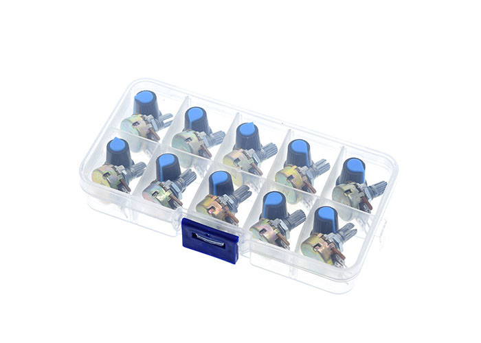 potenciómetro Kit Rotary B1K 2K 5K 10K 20K 50K 100K 500K de la forma cónica del 1M 15m m